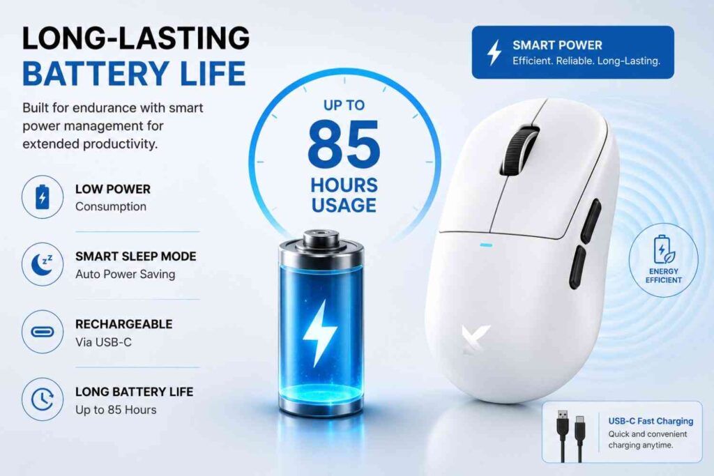 long lasting battery life